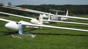 Neil gliders ready to go