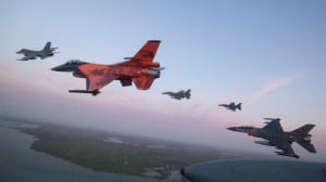 F 16 op koninginne dag